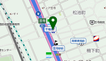 松のや 笠寺店(松屋併設)の地図画像