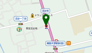 松のや 草加店(草加バイパス/松屋併設)の地図画像