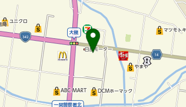 松のや 一関店(松屋併設)の地図画像