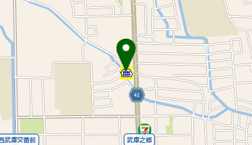 松のや 尼崎武庫の里店(松屋併設)の地図画像