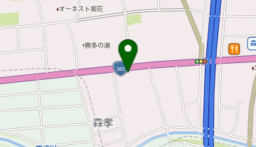 松のや 森孝店(松屋併設)の地図画像