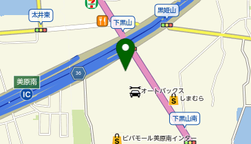 松屋 堺美原店(松のや併設)の地図画像