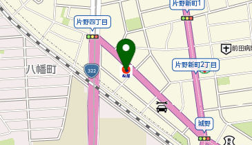 松のや 小倉片野店(松屋併設)の地図画像