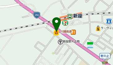 松のや 野火止店(松屋併設)の地図画像