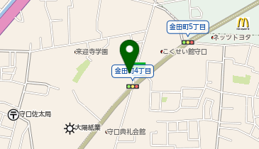 松のや 守口佐太中町店(松屋併設)の地図画像