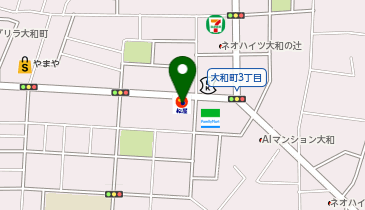 松のや 仙台大和町店 (松屋併設)の地図画像