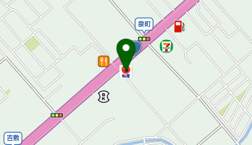 松のや 山口店(松屋併設)の地図画像