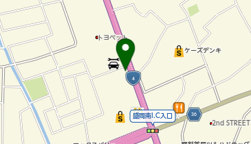 松のや アクロスプラザ盛岡店(松屋併設)の地図画像