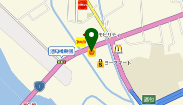 松のや 小田原酒匂店(松屋併設)の地図画像