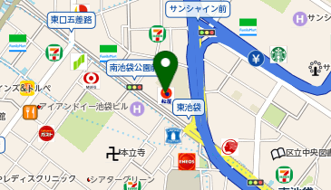 マイカリー食堂 東池袋グリーン大通店(松屋併設)の地図画像