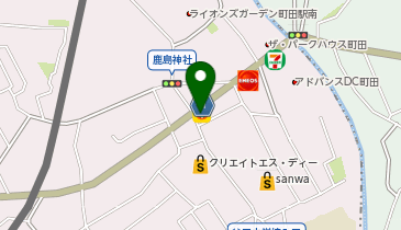松のや 上鶴間店(松屋併設)の地図画像