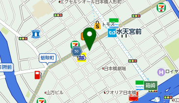 松屋 水天宮店の地図画像