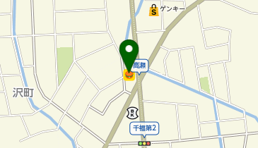 松のや 越前千福店(松屋併設)の地図画像