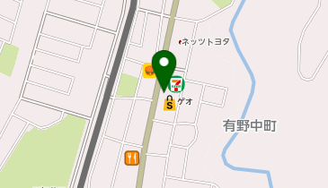 松屋 神戸有野店(松のや併設)の地図画像