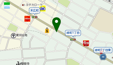 松のや 三河安城店(松屋併設)の地図画像