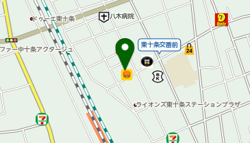 松のや 東十条店(松屋併設)の地図画像