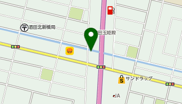松のや 酒田店(松屋併設)の地図画像
