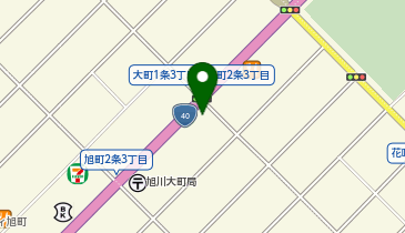 松屋 旭川大町店(松のや併設)の地図画像