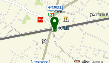 松のや 中河原店(松屋併設 弁当専門店)の地図画像