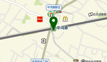 松屋 中河原店(松のや併設 弁当専門店)の地図画像