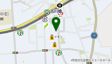 松のや そよら古川橋駅前店(松屋併設)の地図画像