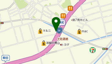 松のや 高知朝倉店(松屋・マイカリー食堂併設)の地図画像