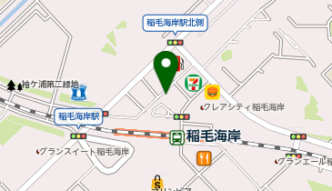 松屋 稲毛海岸店(松のや併設)の地図画像