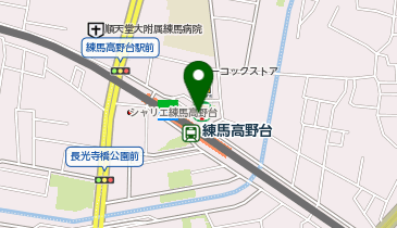 松屋 練馬高野台店の地図画像