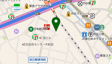 松屋 渋谷桜丘店(マイカリー食堂併設)の地図画像