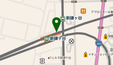 松屋 新鎌ヶ谷店の地図画像