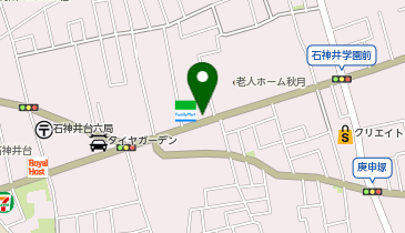 松のや 石神井台店(松屋併設)の地図画像