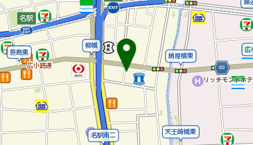 松のや 納屋橋店(松屋併設)の地図画像