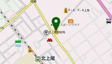 松のや 上尾緑丘店(松屋併設)の地図画像