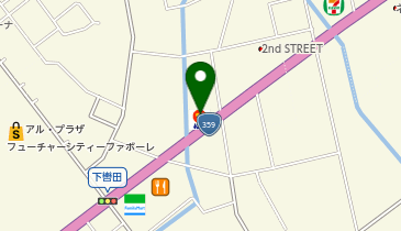 松のや 富山婦中店(松屋併設)の地図画像