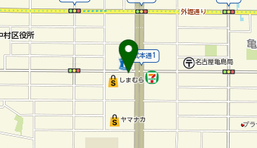 松のや 亀島店(松屋併設)の地図画像