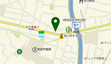 松のや 東中野2丁目店(松屋併設 弁当専門店)の地図画像