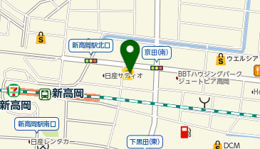 松のや 新高岡店(松屋併設)の地図画像