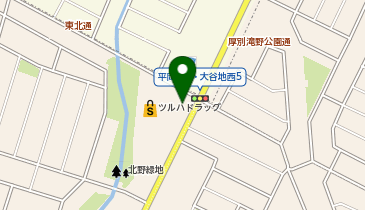 松のや 札幌北野店(松屋併設)の地図画像