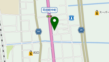 松のや 苅田店(松屋併設)の地図画像