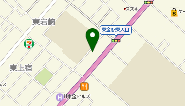 松のや 東金店(松屋併設)の地図画像