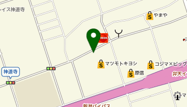 松屋 新潟紫竹山店(松のや併設)の地図画像
