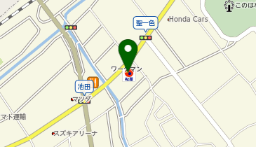 松のや 静岡池田店(松屋併設)の地図画像