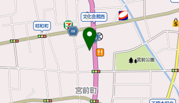 松のや 伊勢崎宮前町店(松屋併設)の地図画像