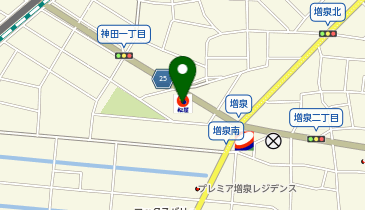 松のや 金沢増泉店(松屋併設)の地図画像