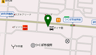 松屋 つくば研究学園店(松のや併設)の地図画像