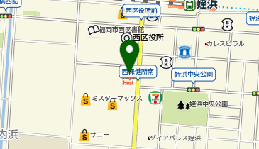 松のや 姪浜店(松屋併設)の地図画像