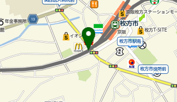 松屋 エル枚方店(松のや併設)の地図画像