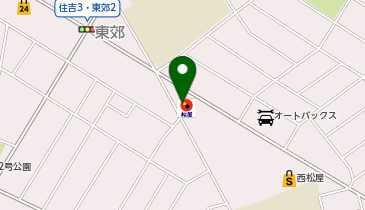 松のや 千歳店(松屋併設)の地図画像