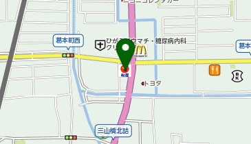 松屋 橿原新賀店(松のや併設)の地図画像