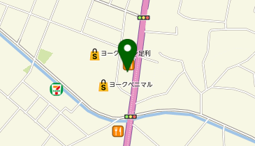 松屋 足利店(松のや併設)の地図画像